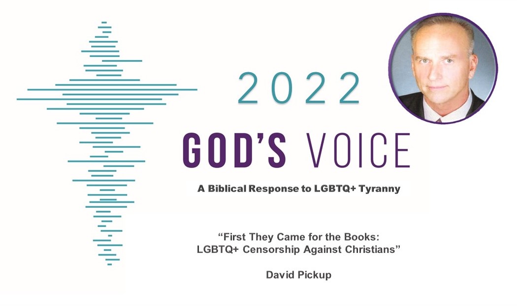 Breakout - David Pickup -- First They Came for the Books LGBTQ Censorship Againts Christians