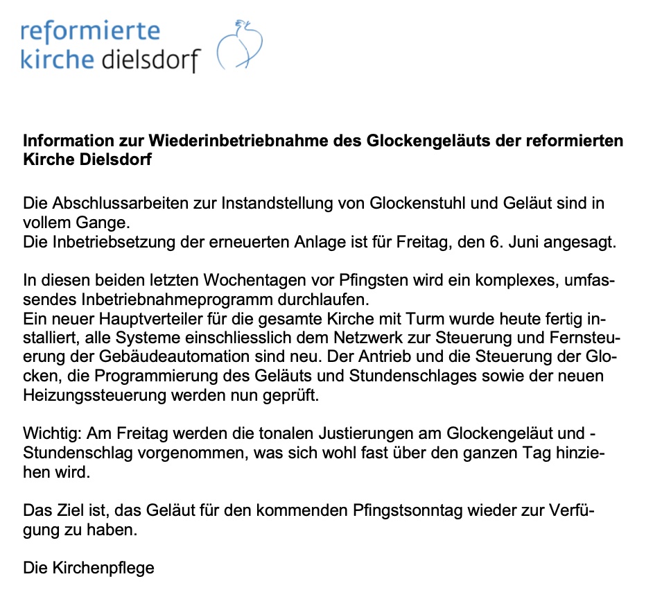 Glocken_Inbetriebnahme_Information
