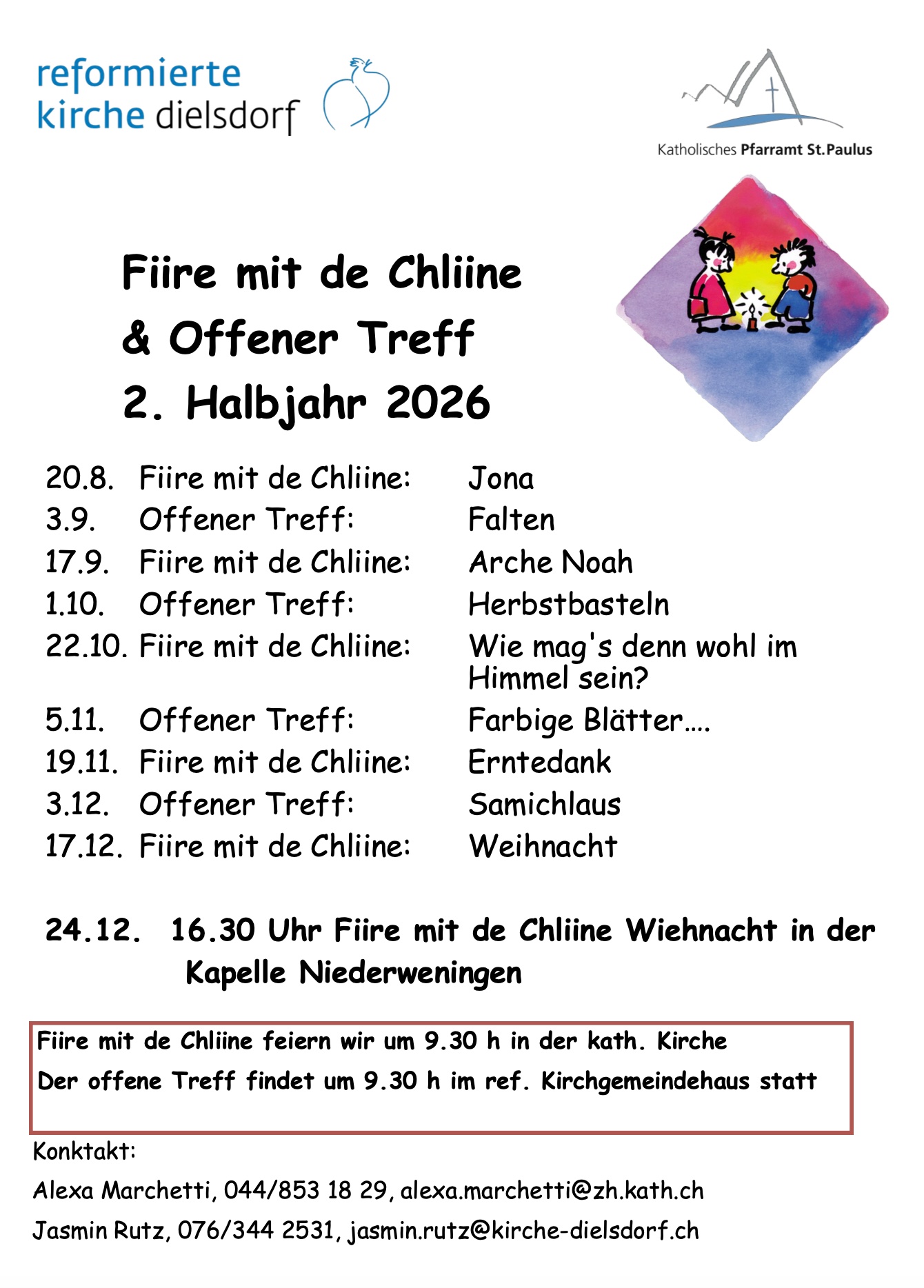 Halbjahresplan 2. Halbjahr 2026