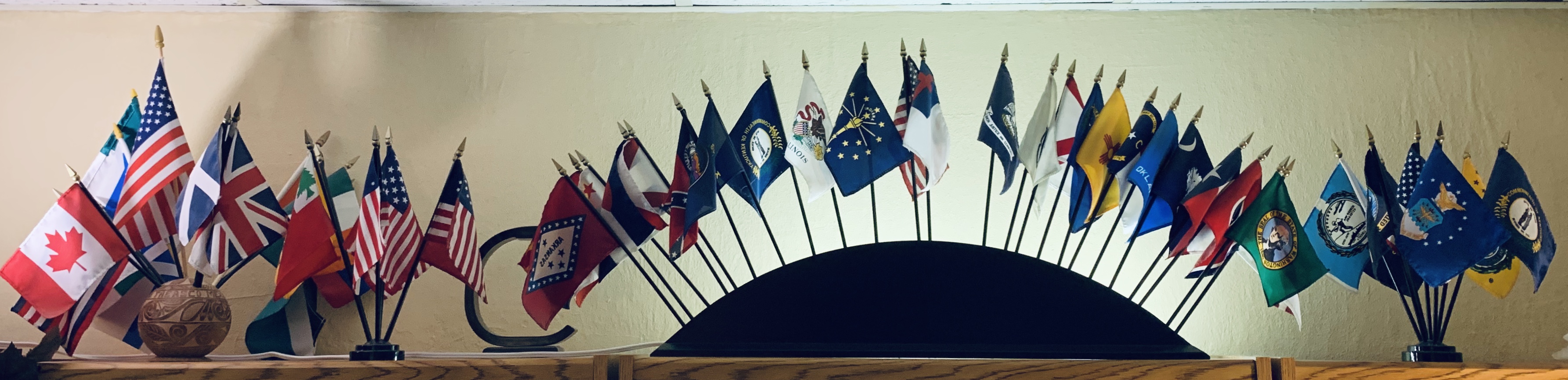 PP - 2nd PIC - Vexillology -- Flags in Stephen's office